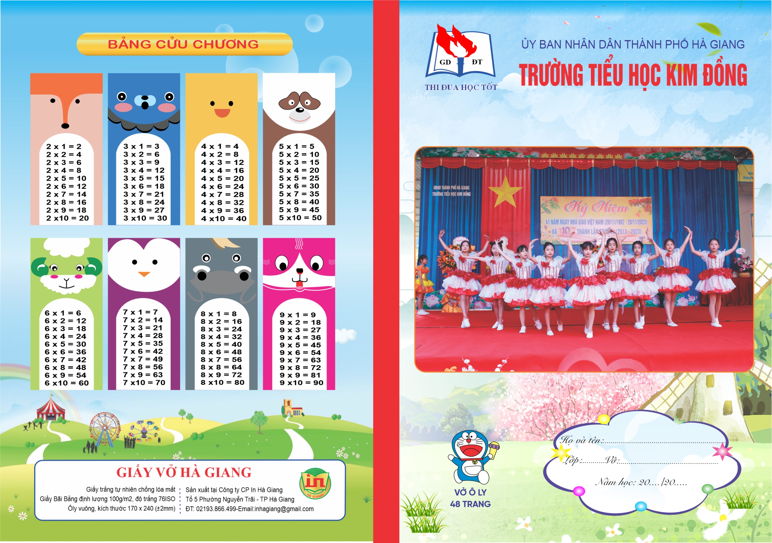 VỞ Ô LY 48 TRANG